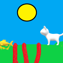 Line Runner Into Kitty Land!