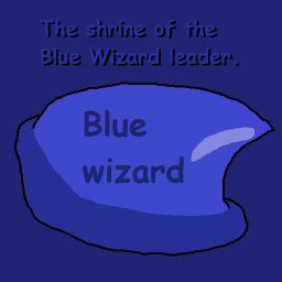 The Grave of The Blue Wizard Leader