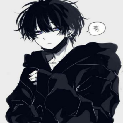anti social anime boy Roblox decal