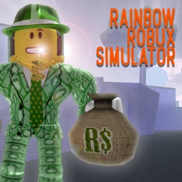 [NEW RARE HATS!] Rainbow Robux Simulator icon