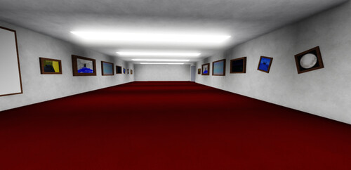 The Backrooms: Art Gallery