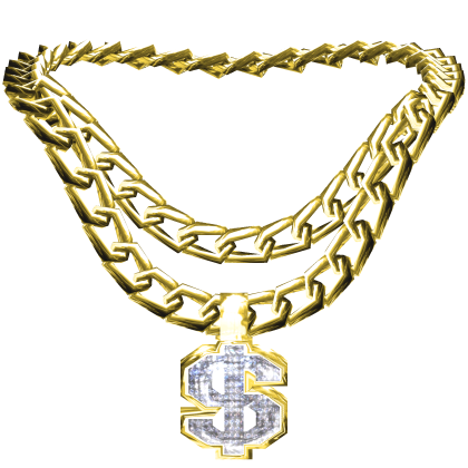Double Gold Money Diamond Chain - Gold