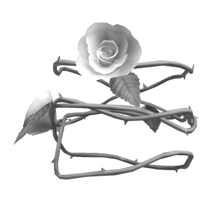 White Silver Rose Around Arm [1.0] - Right | Roblox Item - Rolimon's