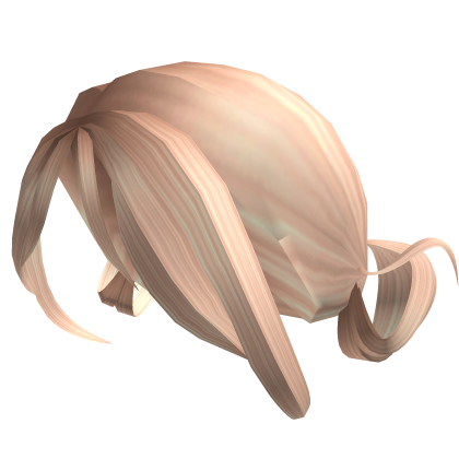 short blonde pigtails hair Roblox item