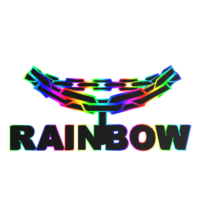 Rainbow Cartoony Chain