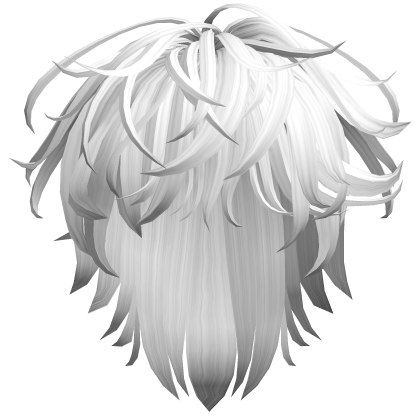 White Shaggy Hair
