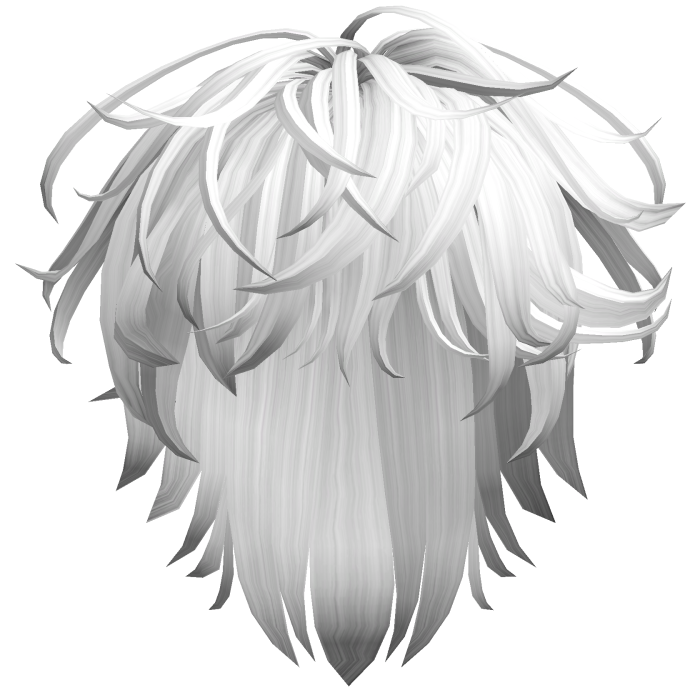 White Shaggy Hair