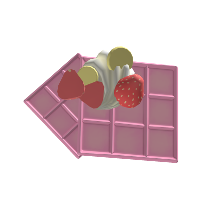 Strawberry Banana Waffle