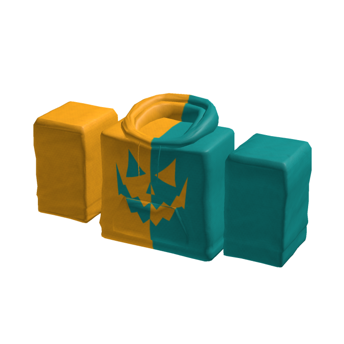 Teal and Gold Halloween Hoodie