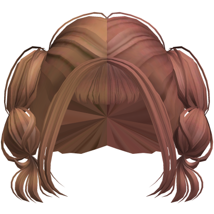Kawaii Bubbly Braids Ginger Hair Roblox item