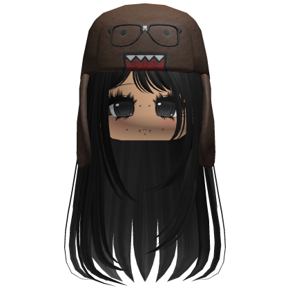 Domo Long Girl Hair Black V4