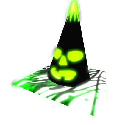 Brilliant Green Pumpkin Cone [Emissive!]