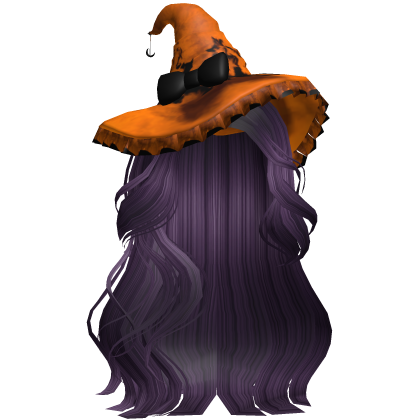 Halloween Side Swept Witch Hair (Purple)