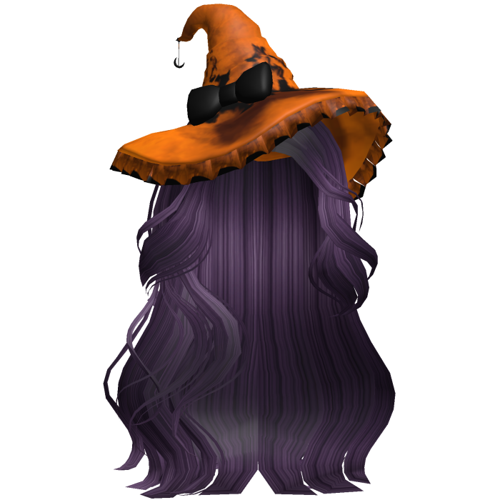 Halloween Side Swept Witch Hair (Purple)