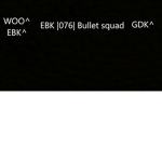EBK |076| Bullet squad