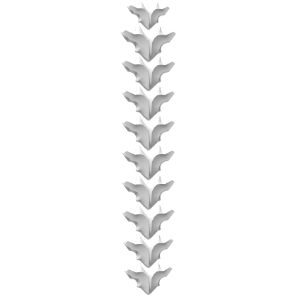 white spinal cord bone alt emo silver  Roblox item