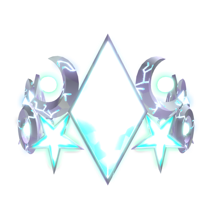 Emissive Glowing Ice Crown Fracture 