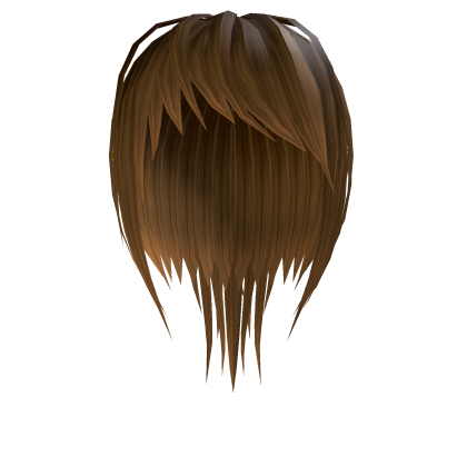 Messy Emo Ponytail Bun Ginger Roblox item