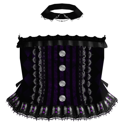 x ♧ purple goth silly jester dress ♢ x 