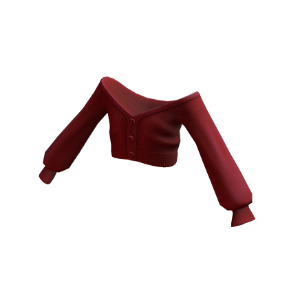 Lovely Off Shoulder Sweater - Red thumbnail