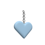 Blue Heart Keychain (3.0)
