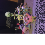 Spongebob and his friends eating Cereal