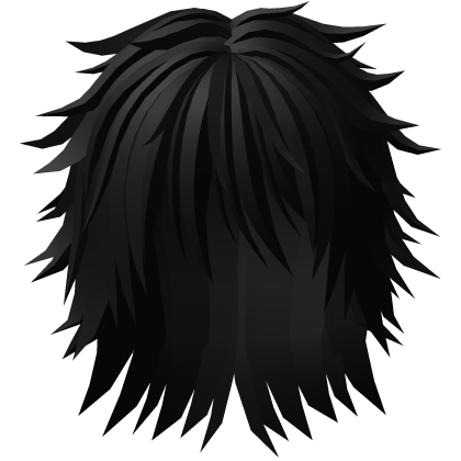 black messy boy hair 84. Roblox item