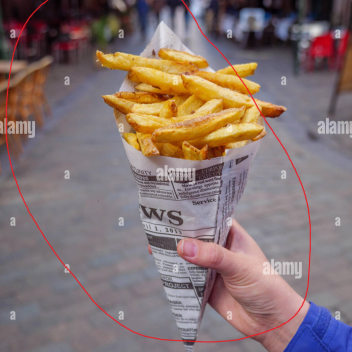 dangerous belgian pomme frite cart driving