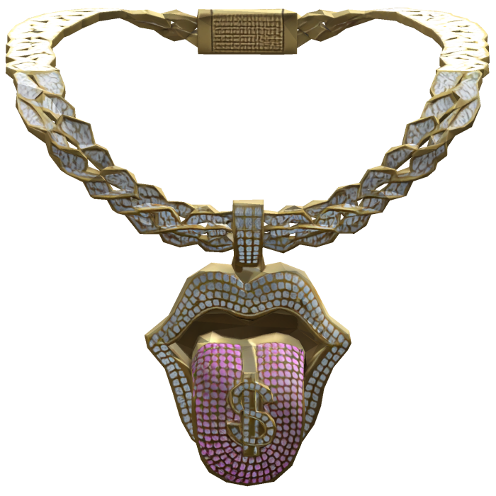 Gold Bling Iced Out Cuban Link Chain Necklace
