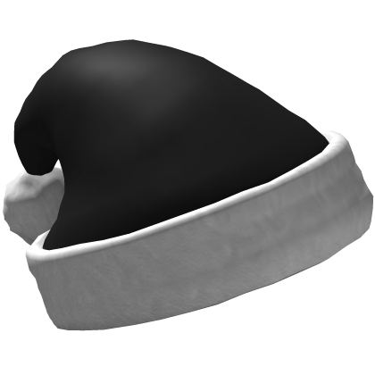 Christmas Hat Black Santa Holiday 🎅