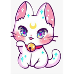Kitty cat love kawaii