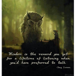 Good vibes for owls