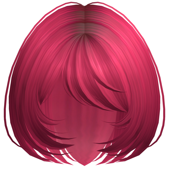 Cute Shy Bob Cut Hot Pink