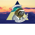 Sloth sunset group