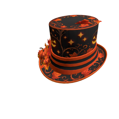 Halloween Jackolantern Pumpkin Top Hat