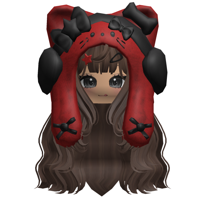 Brown Cute Cozy Kitty Hood Hair