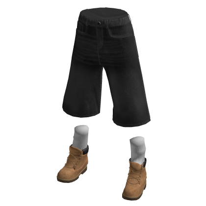 M11! - Baggy Jorts w/ Timbs Boots