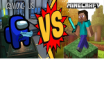 AMONG US VS MINECRAFT
