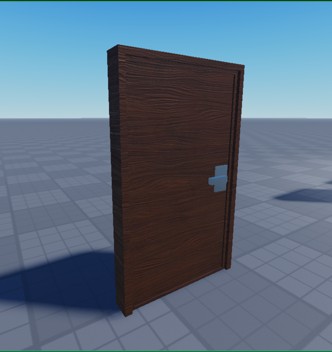 Wooden Door (No Script) preview 1