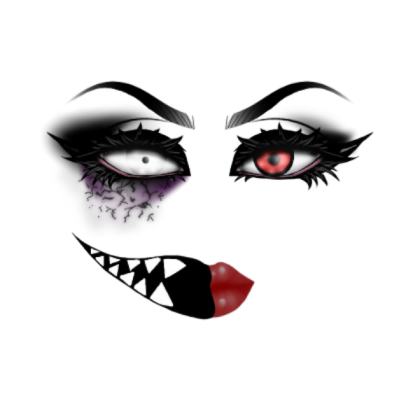 Kawaii Monster Makeup Roblox decal