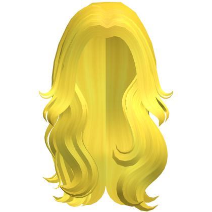 Long Flowy Wavy Hair (Yellow)