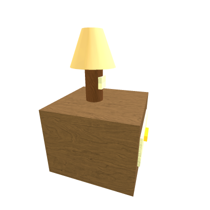 Night Stand w. Lamp