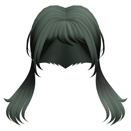 Korean Pigtail in Green Hair thumbnail
