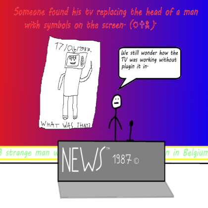 Horror of tv NEWS 1 Roblox decal