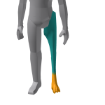 Perry The Platypus - Left Leg