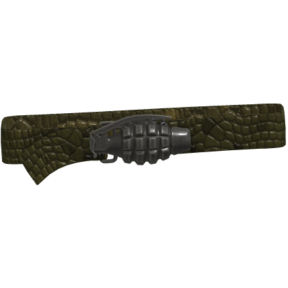 Y2k Grunge Grenade Belt Reptile 1.0