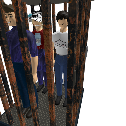 Cage with 3 Anthro NPCs.