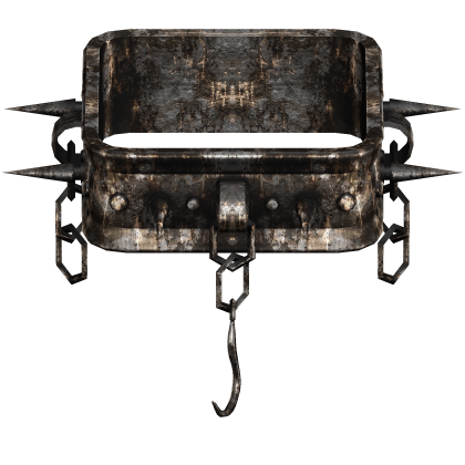 Rusty Spikey Metal Shoulder - Right