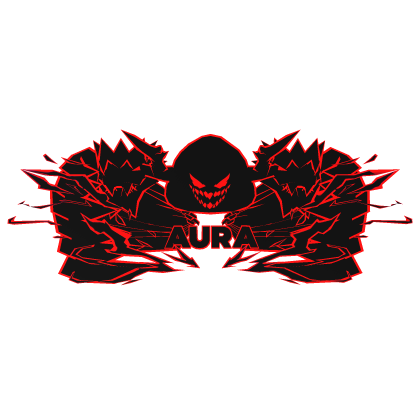 Cartoony Red Hood Aura Dragon Wings Combo