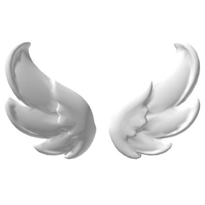 Cute White Small Angel Wings